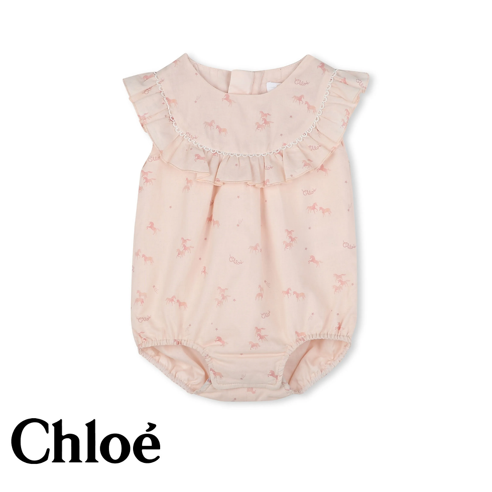 Thumbnail: C20407/Z40 CHLOE BABY GIRL ALL IN ONE+HAT