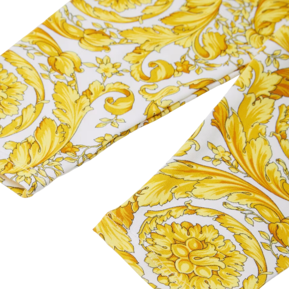 Thumbnail: 1000205/5W050 VERSACE BABY GIRLS LEGGINGS