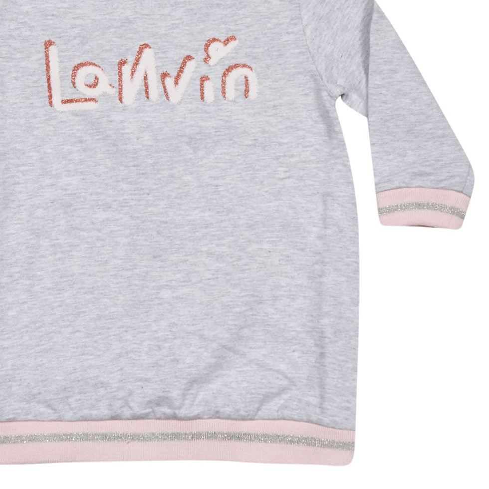 Thumbnail: 4K1800KX/007 LANVIN BABY GIRLS LONG SLEEVE DRESS