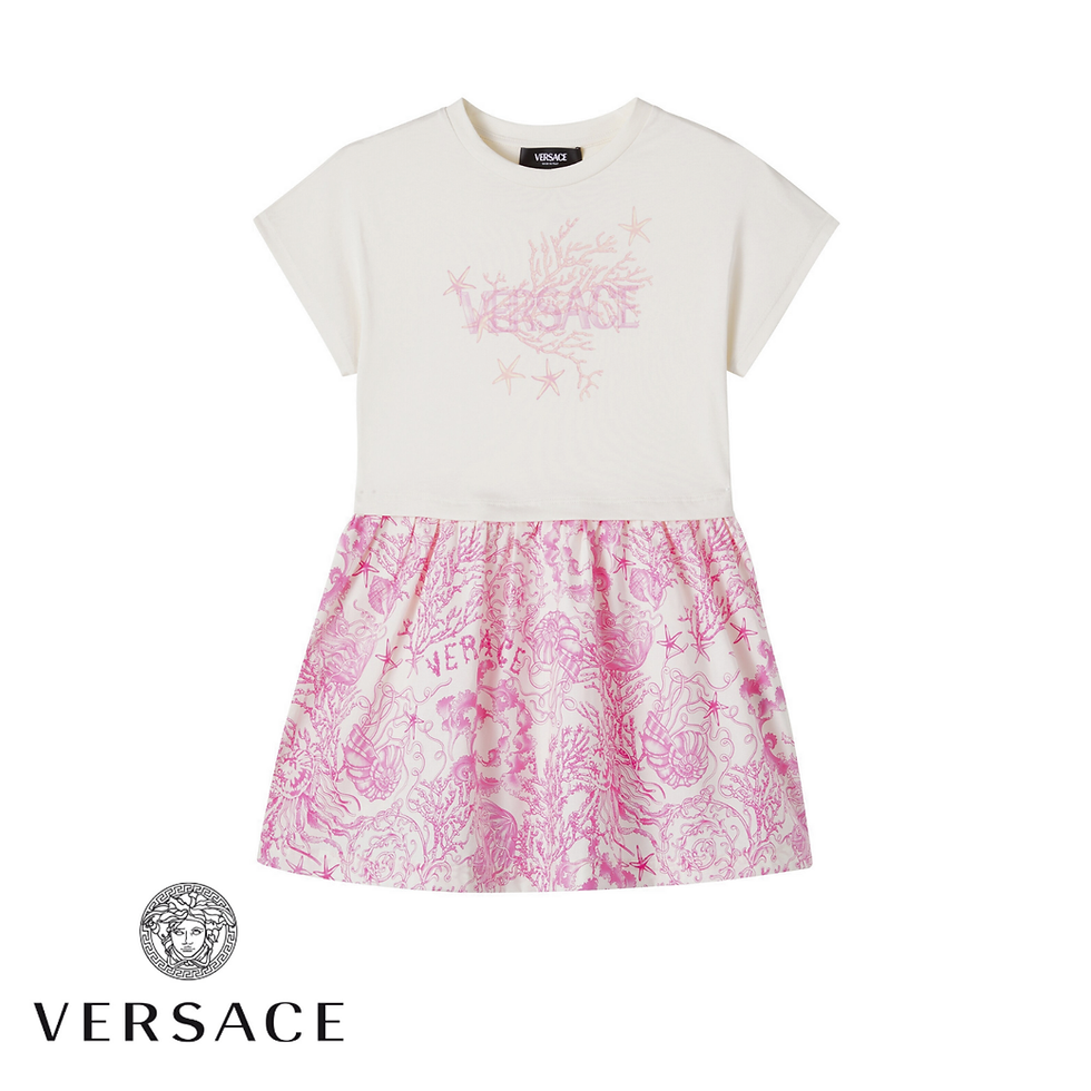 1020931/2WZ20 VERSACE KIDS GIRL DRESS