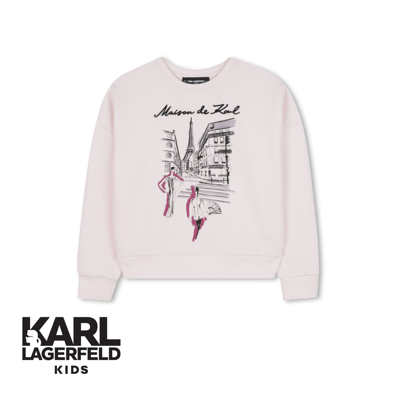 Z30610/47P KARL LAGERFELD KIDS GIRLS SWEATSHIRT