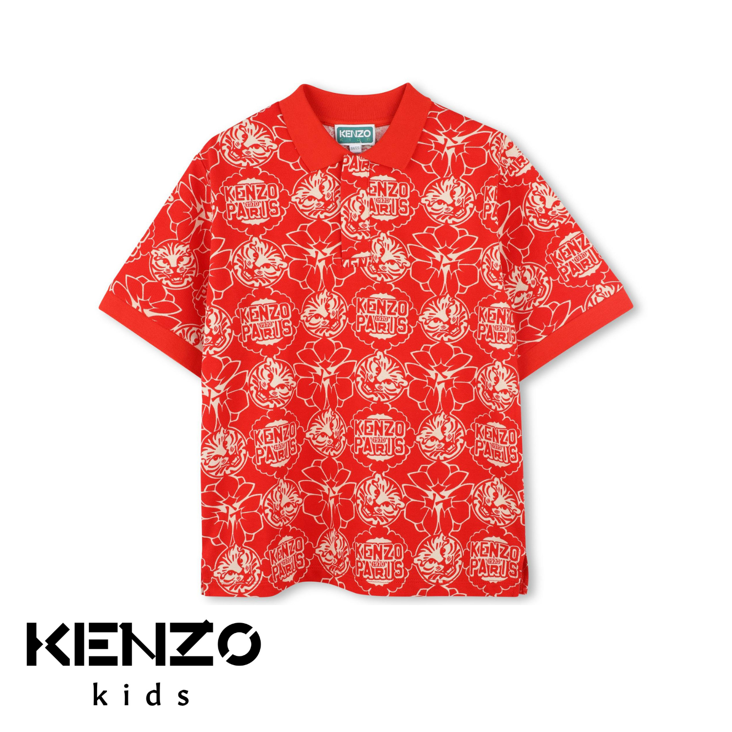 K61110/997 KENZO KIDS BOYS SHORT SLEEVE POLO