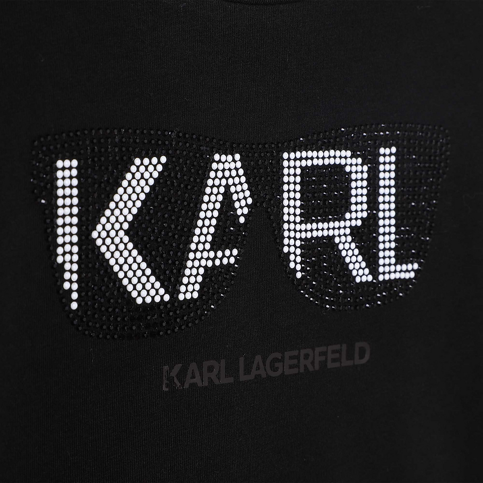 Thumbnail: Z15447/09B KARL LAGERFELD KIDS GIRLS LONG SLEEVE T - SHIRT