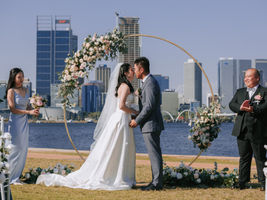 South Perth Foreshore wedding