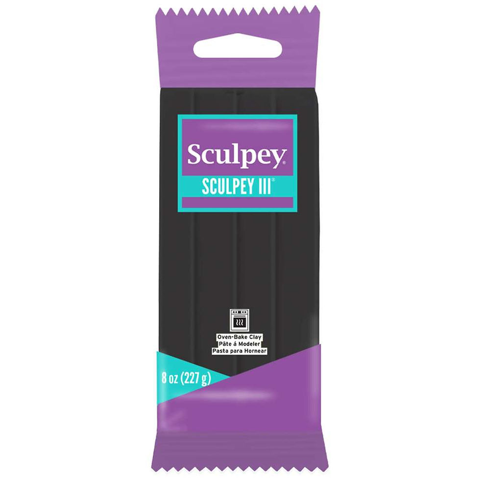 Sculpey III - Negro (227g)