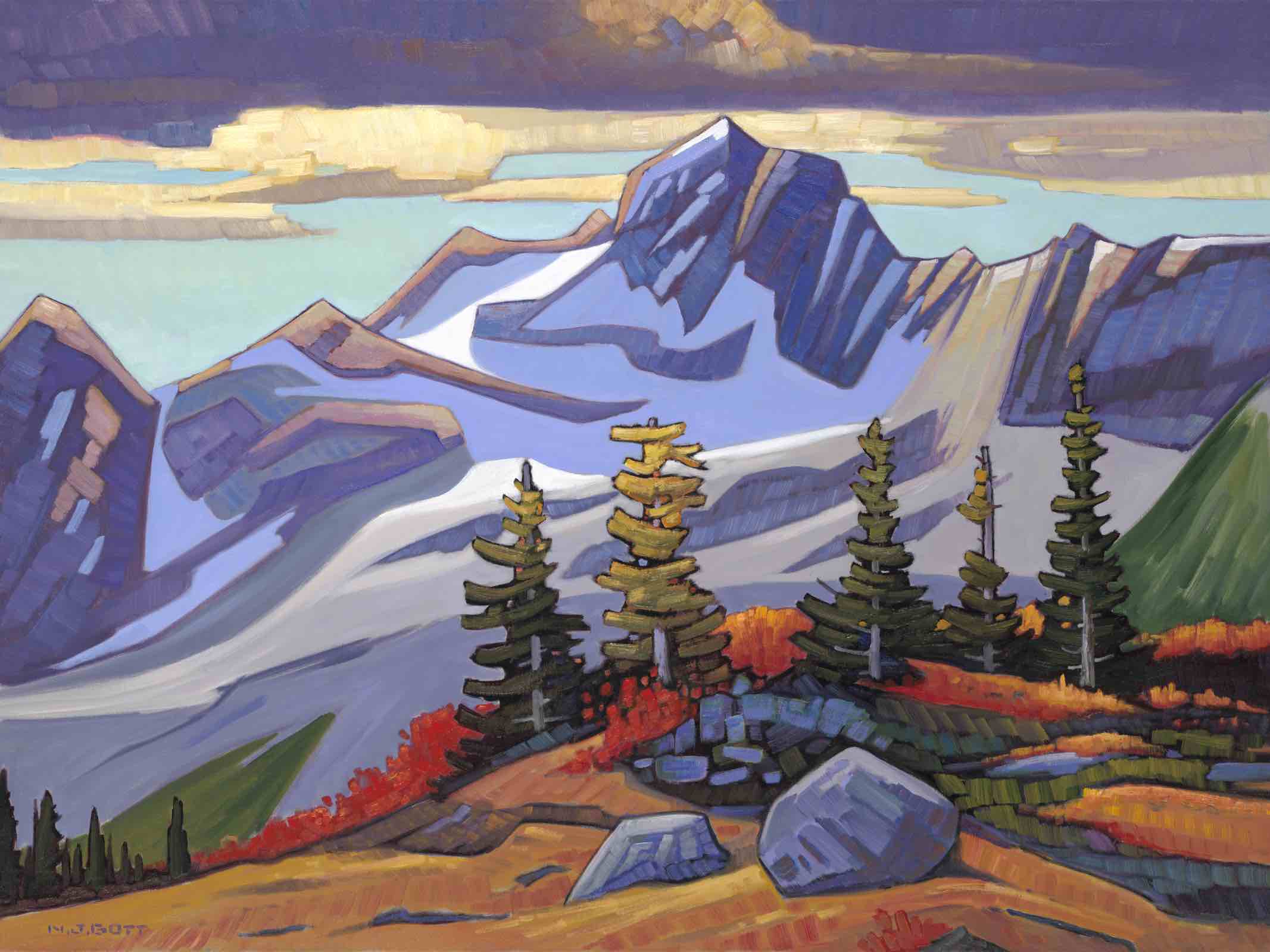 Noosgulch Evening (Print)