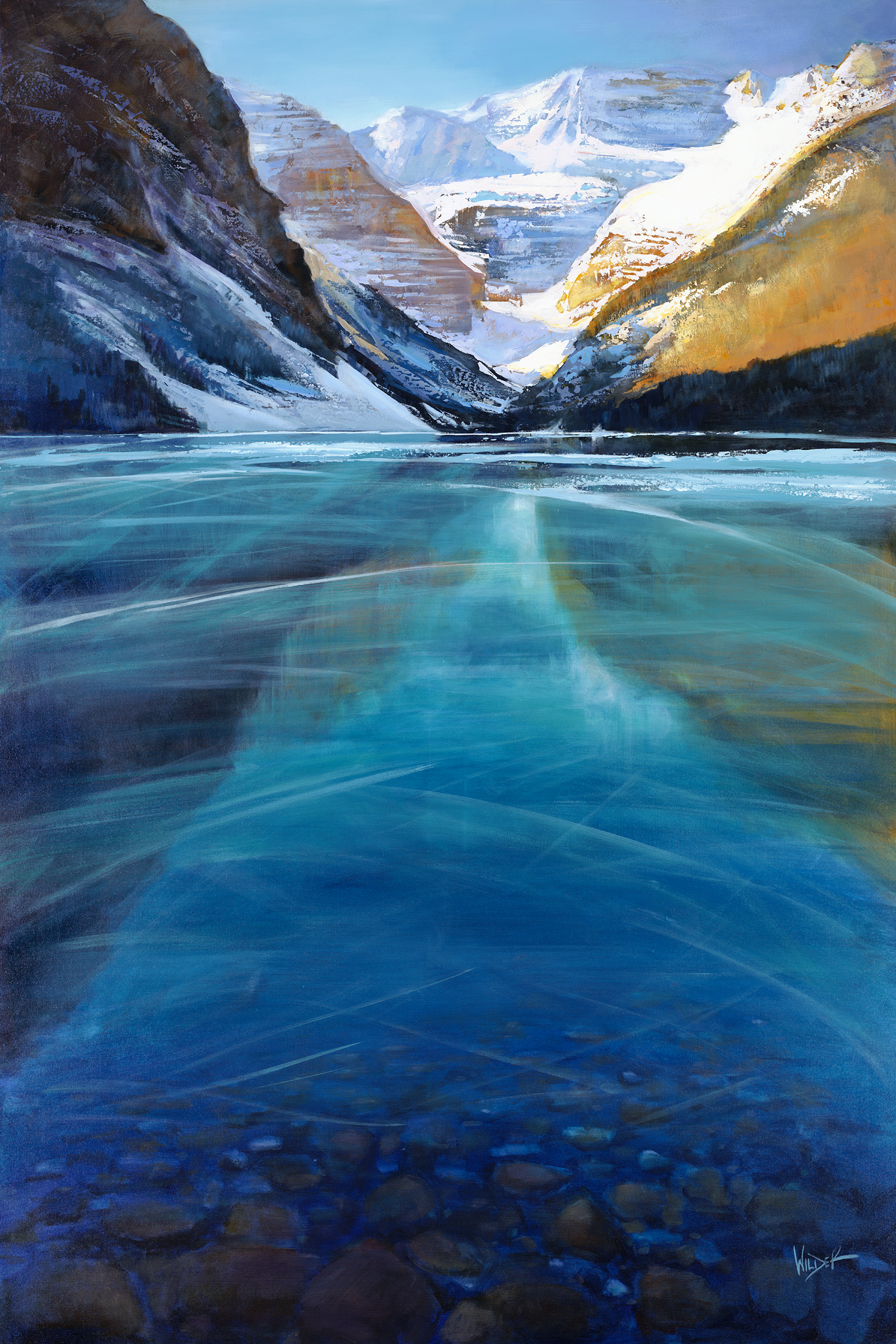 Thin Ice Lake Louise (Print)