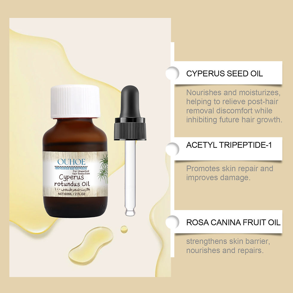 Miniatura: Pure Cyperus Rotundus Oil for Reducing Body Hair & Smoother Skin Care