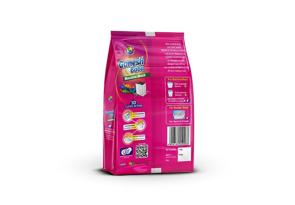 Thumbnail: Ganesh Baba Machine Wash Detergent Powder 