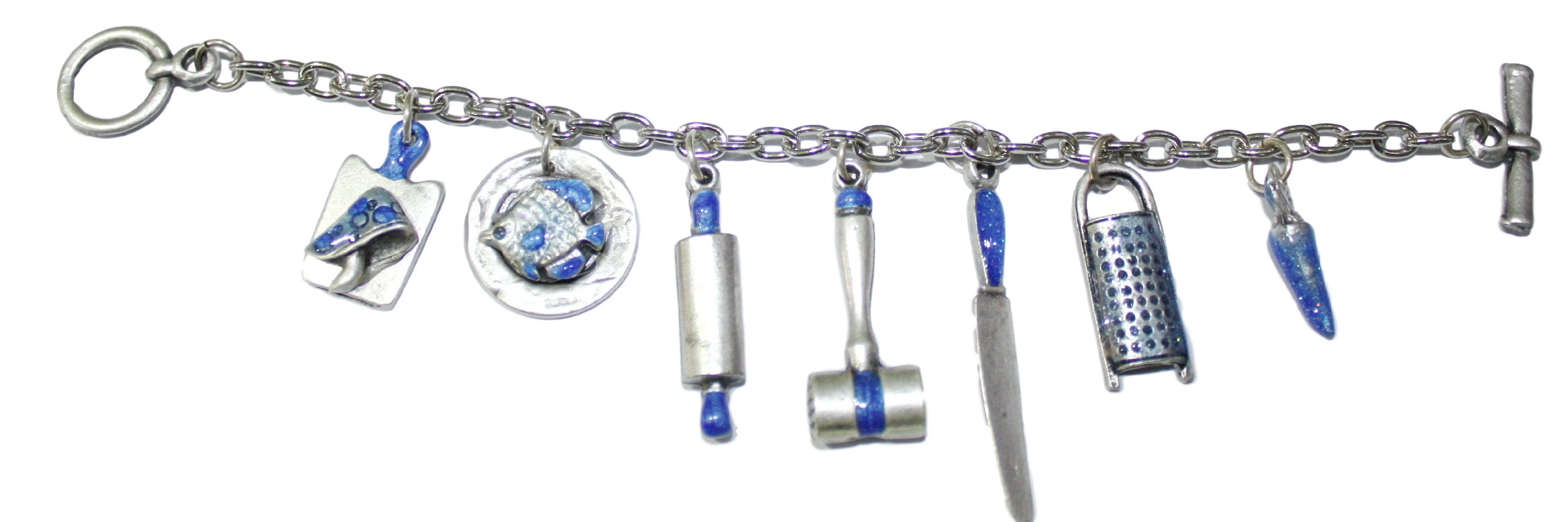 Narukvica Zveckava Plava "Kuhinja"