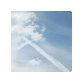 Cross Among Clouds Photo Metal Print | Zazzle