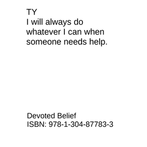 Ty Quote from "Devoted Belief"