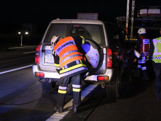 Verkehrsunfall auf der A1