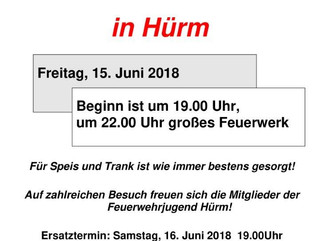 Sonnwendfeuer in Hürm