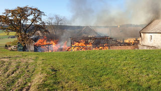 B4 Brand eines landwirtschaftlichen Objektes in Murschratten