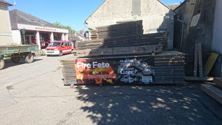 Startschuss für den Heurigenaufbau