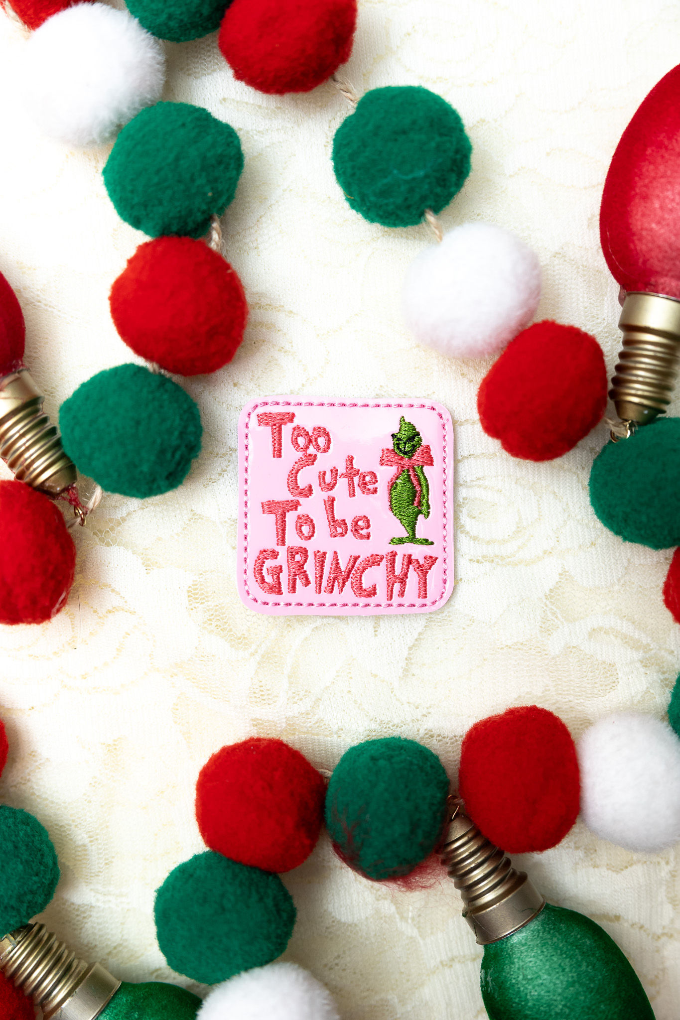 Too cute to be Grinchy Feltie