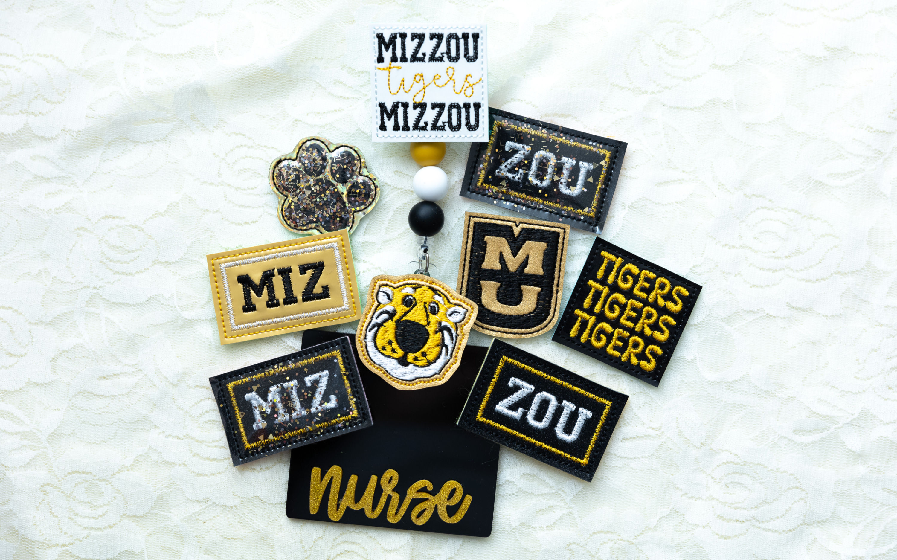 Mizzou Badge Felties and Accessories