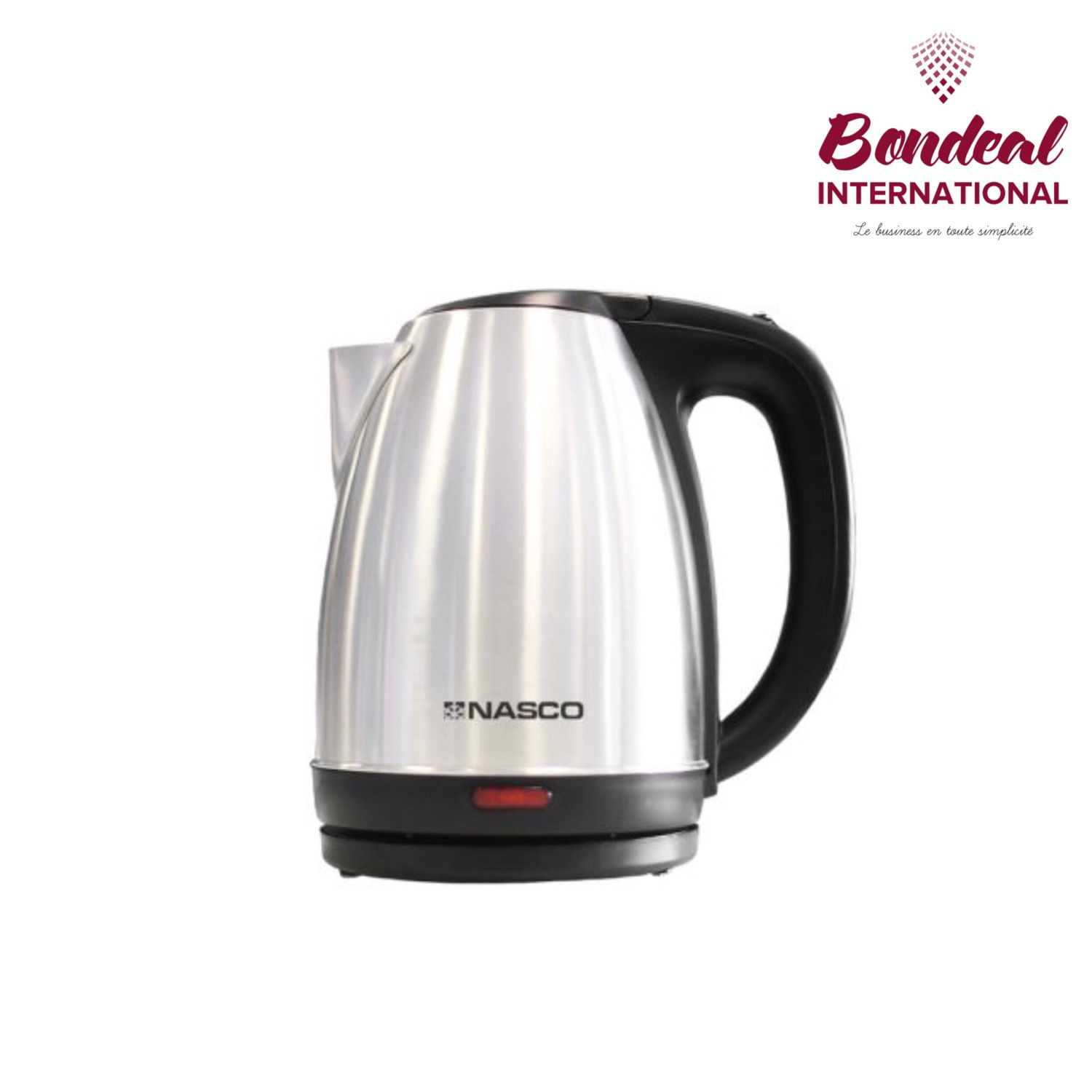 NASCO Bouilloire Électrique En Inox 1.7 Litres KES-4116