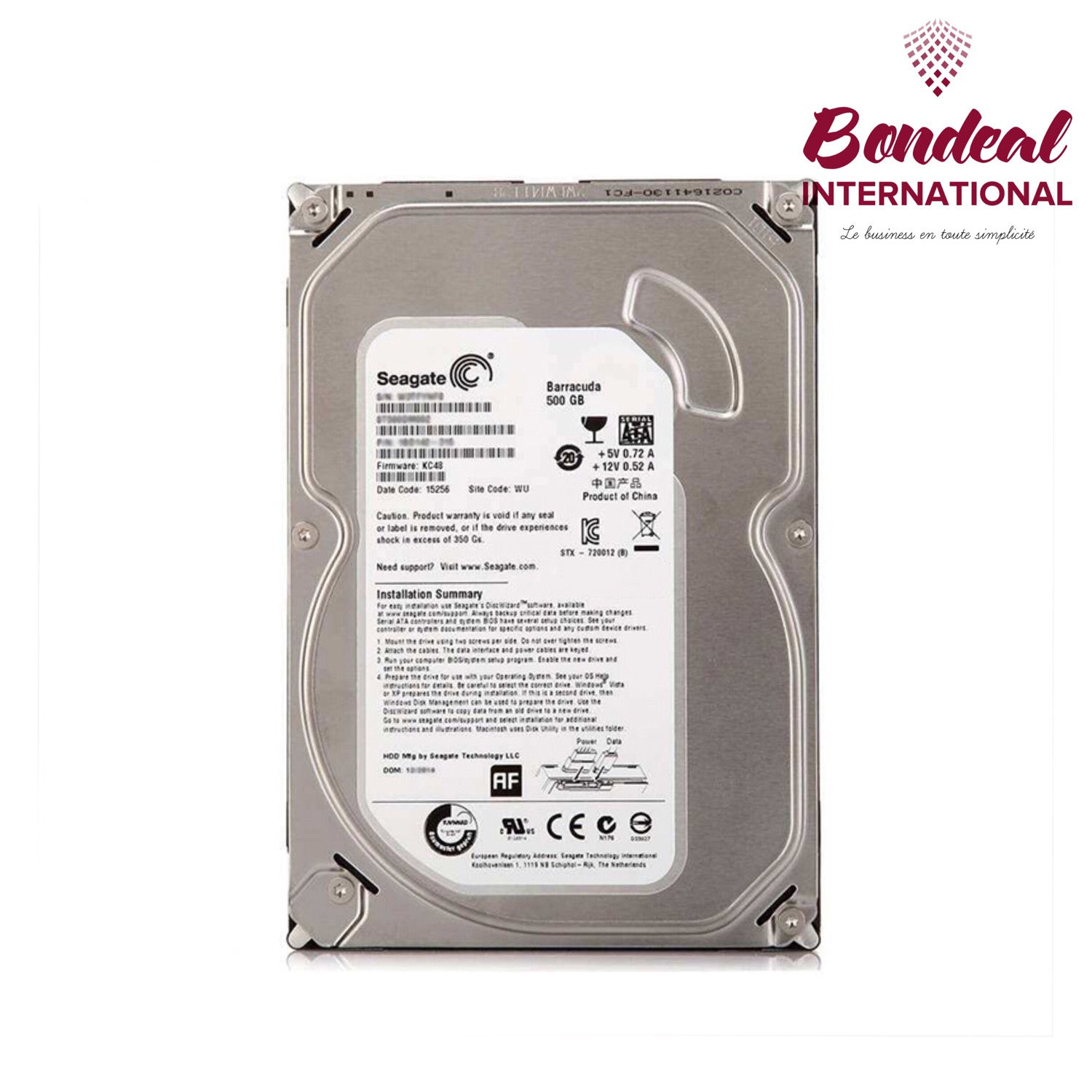 SEAGATE Barracuda 500 GB Disque Dur Interne Pour Ordinateur Portable