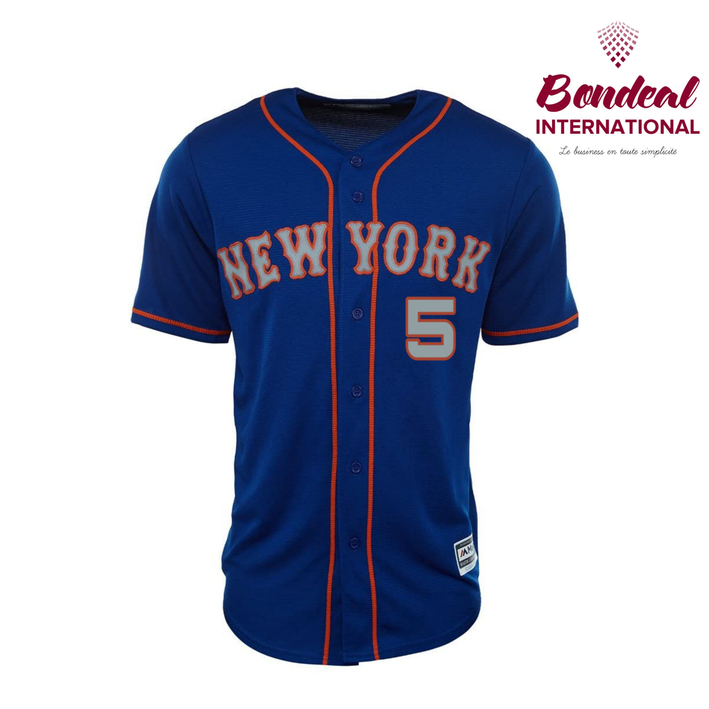 MLB Maillot De Baseball New York Mets #5 David Wright MAJESTIC 