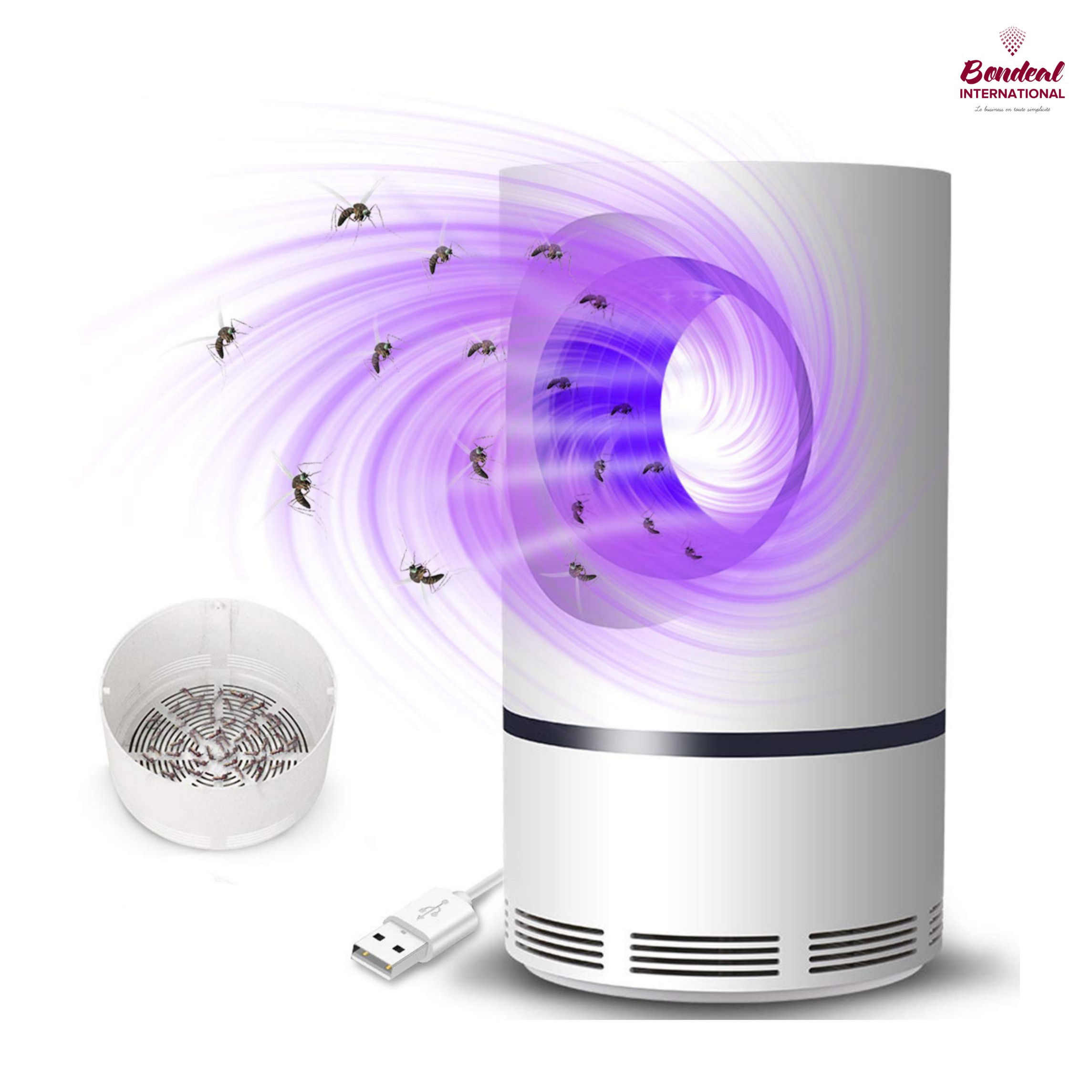 BONDEAL Lampe Antimoustique LED Ecologique