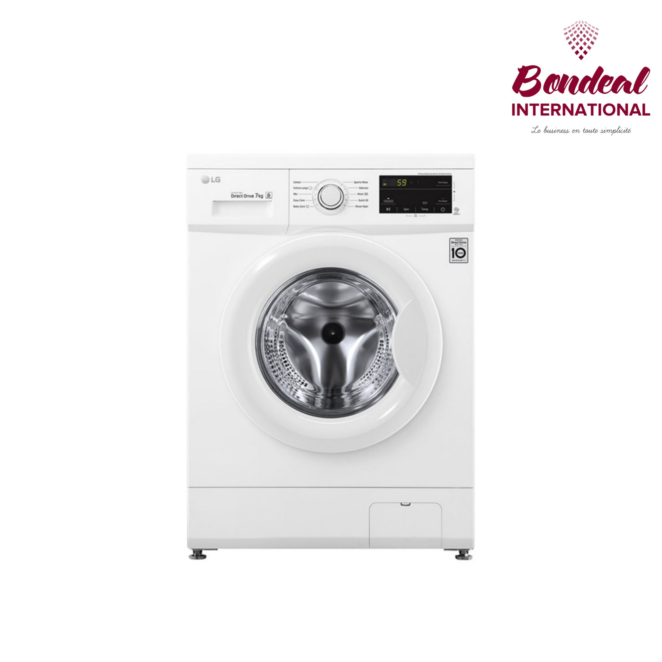 LG Machine À Laver Inverter 6.5 KG Smart Diagnosis FH2J3EDNPO