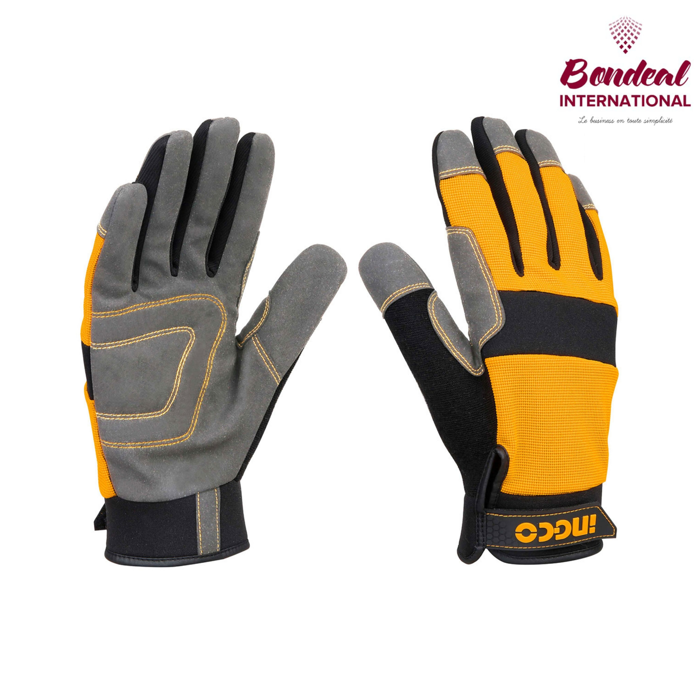 INGCO Paire De Gants De Travail HGMG01-XL 