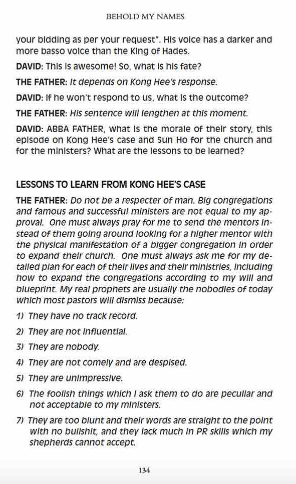 Kong Hee verdict & untold story as revealed by Jesus