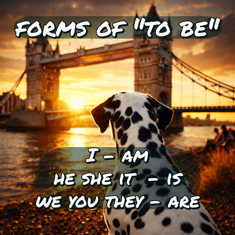 📌 Lerne die verschiedenen Formen von „to be“ & ihre richtige Anwendung! ✨📚  Das Verb „to be“ ist eines der wichtigsten im Englischen – es wird in vielen Zeitformen und Konstruktionen verwendet!  🔹 Gegenwartsform (Present Simple): ✅ I am ✅ He/She/It is ✅ We/You/They are  📌 Beispiele: 💬 "I am happy." (= Ich bin glücklich.) 💬 "She is a teacher." (= Sie ist Lehrerin.) 💬 "They are friends." (= Sie sind Freunde.)  🔹 Vergangenheitsform (Past Simple): ✅ I/He/She/It was ✅ We/You/They were  📌 Beispiele: 💬 "He was late." (= Er war zu spät.) 💬 "We were at home." (= Wir waren zu Hause.)  Diese Grundlagen sind unverzichtbar, um korrekte & flüssige Sätze zu bilden! 🚀🗣️  📌 Tipp: Speichere diesen Beitrag für deine Englisch-Lernreise! 📚💡 Übe online, erweitere deinen Wortschatz & vertiefe deine Grammatikkenntnisse mit effektiven Übungen! 🔥💬