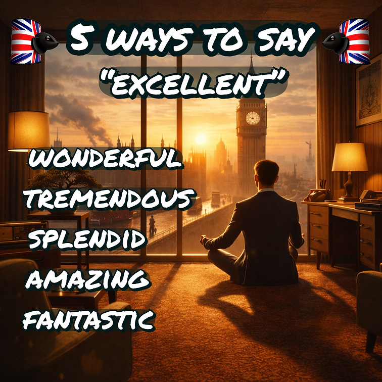 🌟 Sag nicht nur „excellent“ – probiere diese Alternativen! ✨📚 Bereichere dein Englisch mit ausdrucksstarken Synonymen: ✅ Wonderful – wunderbar 💫 📌 "You did a wonderful job!" ✅ Tremendous – gewaltig, großartig 🚀 📌 "She made a tremendous effort." ✅ Splendid – glänzend, hervorragend ✨ 📌 "What a splendid idea!" ✅ Outstanding – herausragend 🏆 📌 "His performance was outstanding." ✅ Brilliant – brillant, genial 💡 📌 "That’s a brilliant solution!" Mit diesen Alternativen klingst du professioneller, kreativer & abwechslungsreicher in Schule, Beruf & Alltag! 🚀🗣️ 📌 Tipp: Speichere diesen Beitrag für deine Englisch-Lernreise! 📚💡 Übe online, erweitere deinen Wortschatz & vertiefe deine Grammatikkenntnisse! 🔥💬