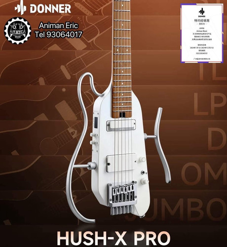 Donner HUSH™ X PRO Multi-Effects Electric Guitar for Travel