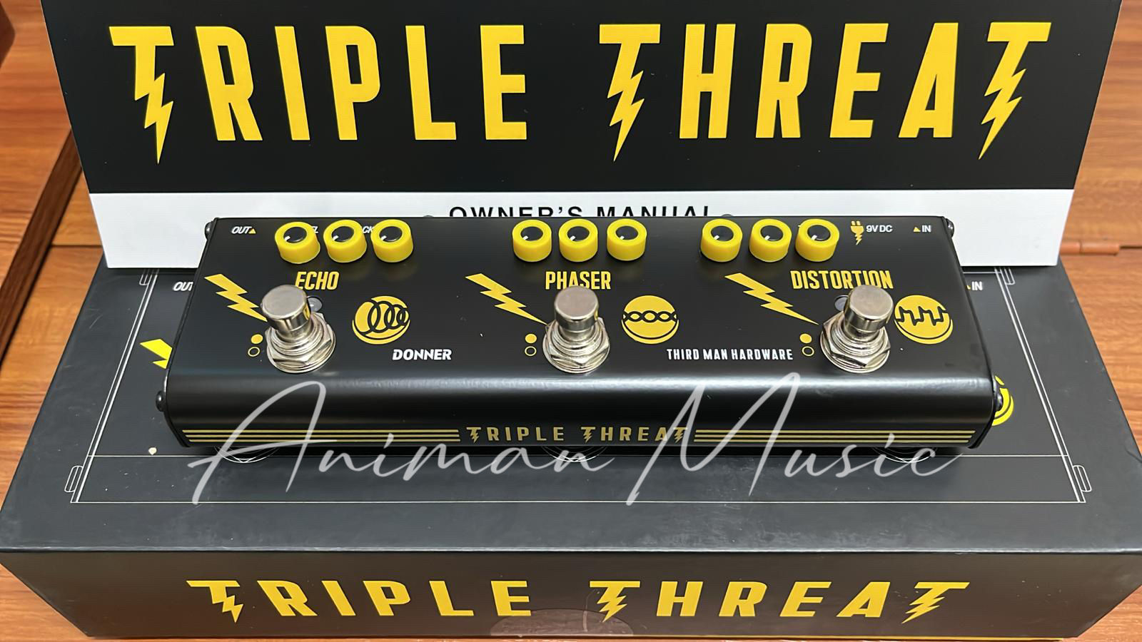 [Donner] TRIPLE THREAT  3 in 1 analog multi-effects pedal 