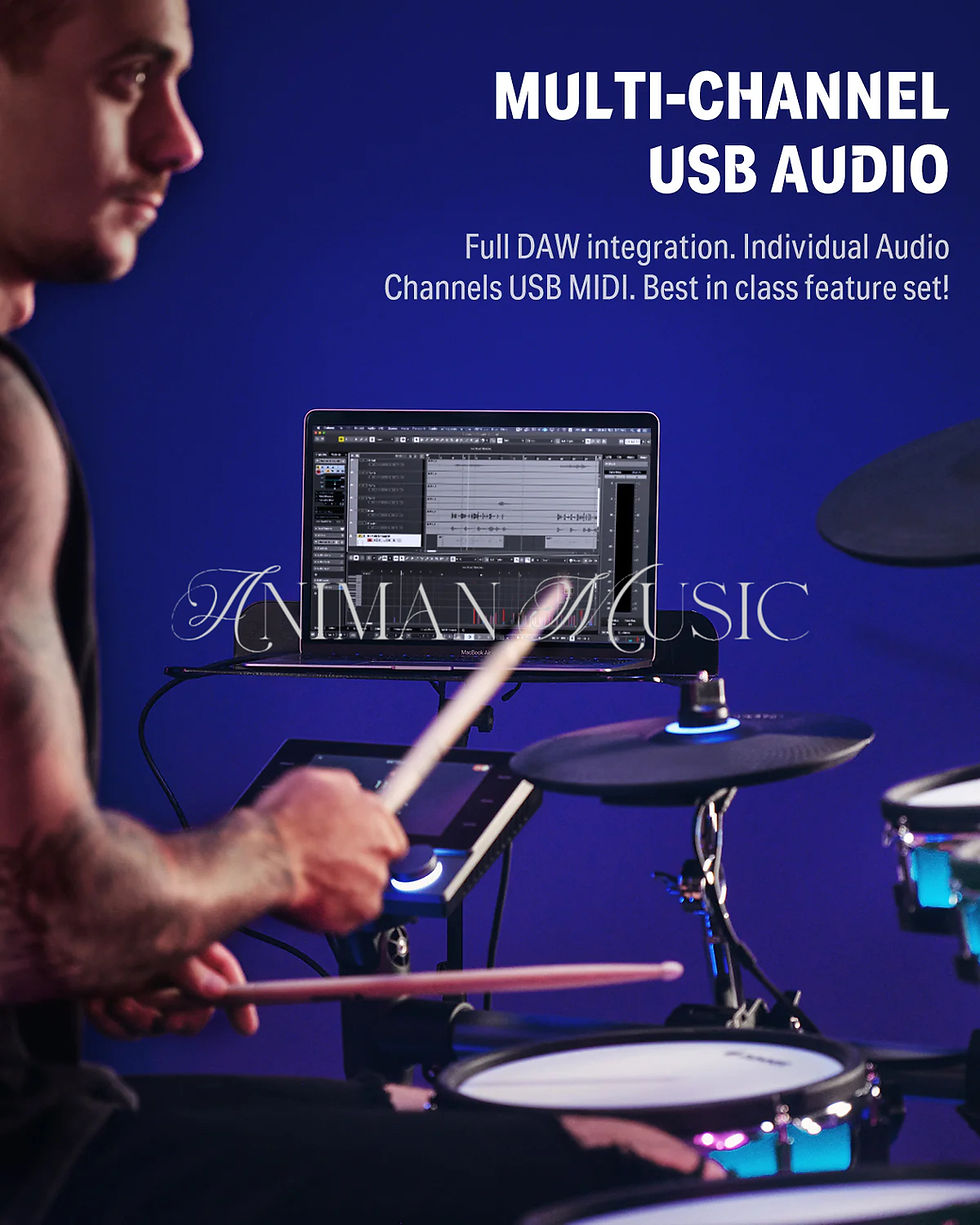 Thumbnail: Donner BackBeat Electronic Drum Set 8-Pcs with 1100+ Sounds｜一年保養