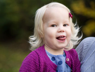 Family of Six Session: Fun in Fall Leaves . Tigard, OR