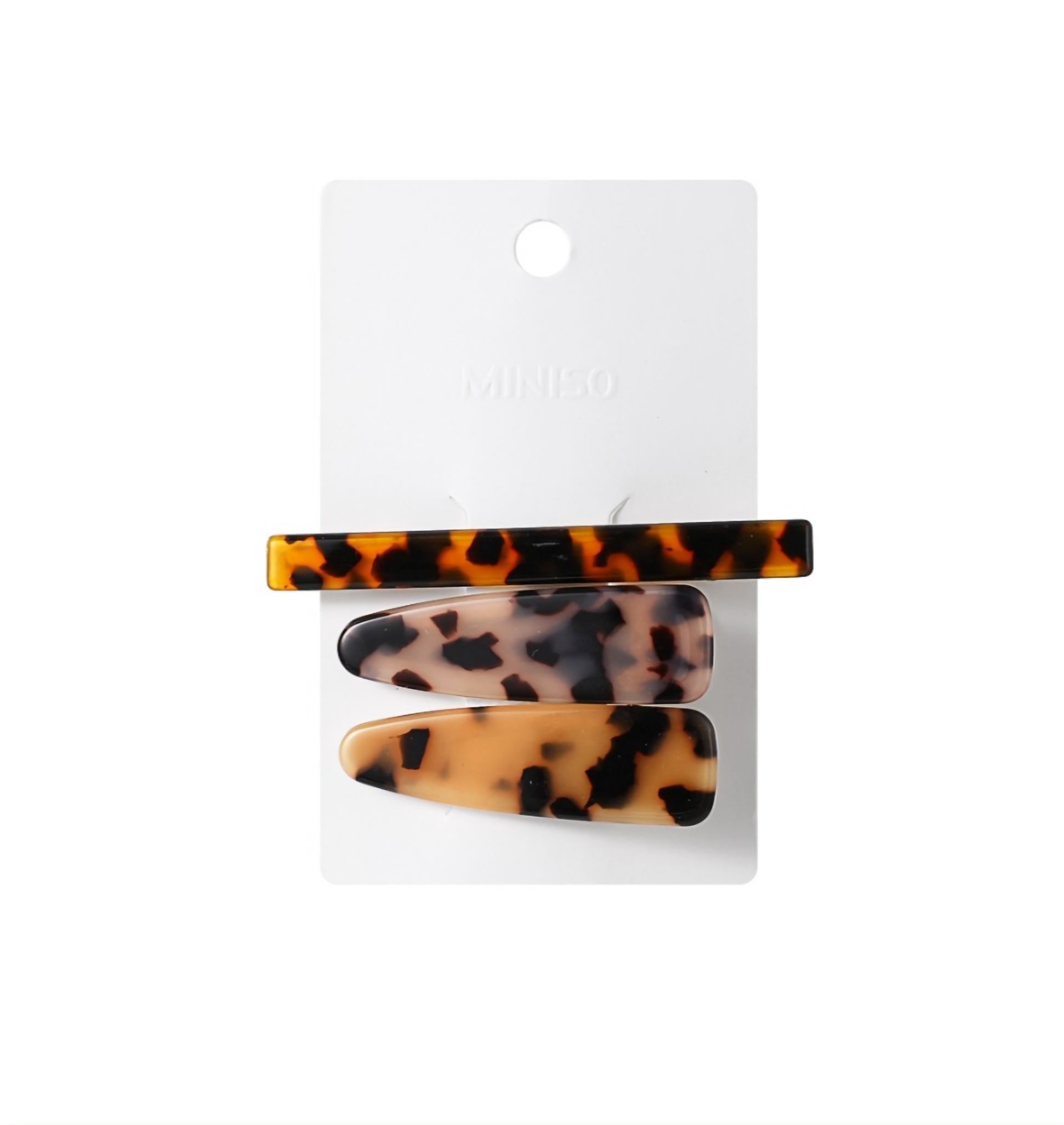 MINISO Cellulose Acetate Series Water Drop Shaped Hair Clip