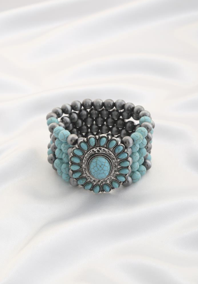 Turquoise Beaded Bracelet