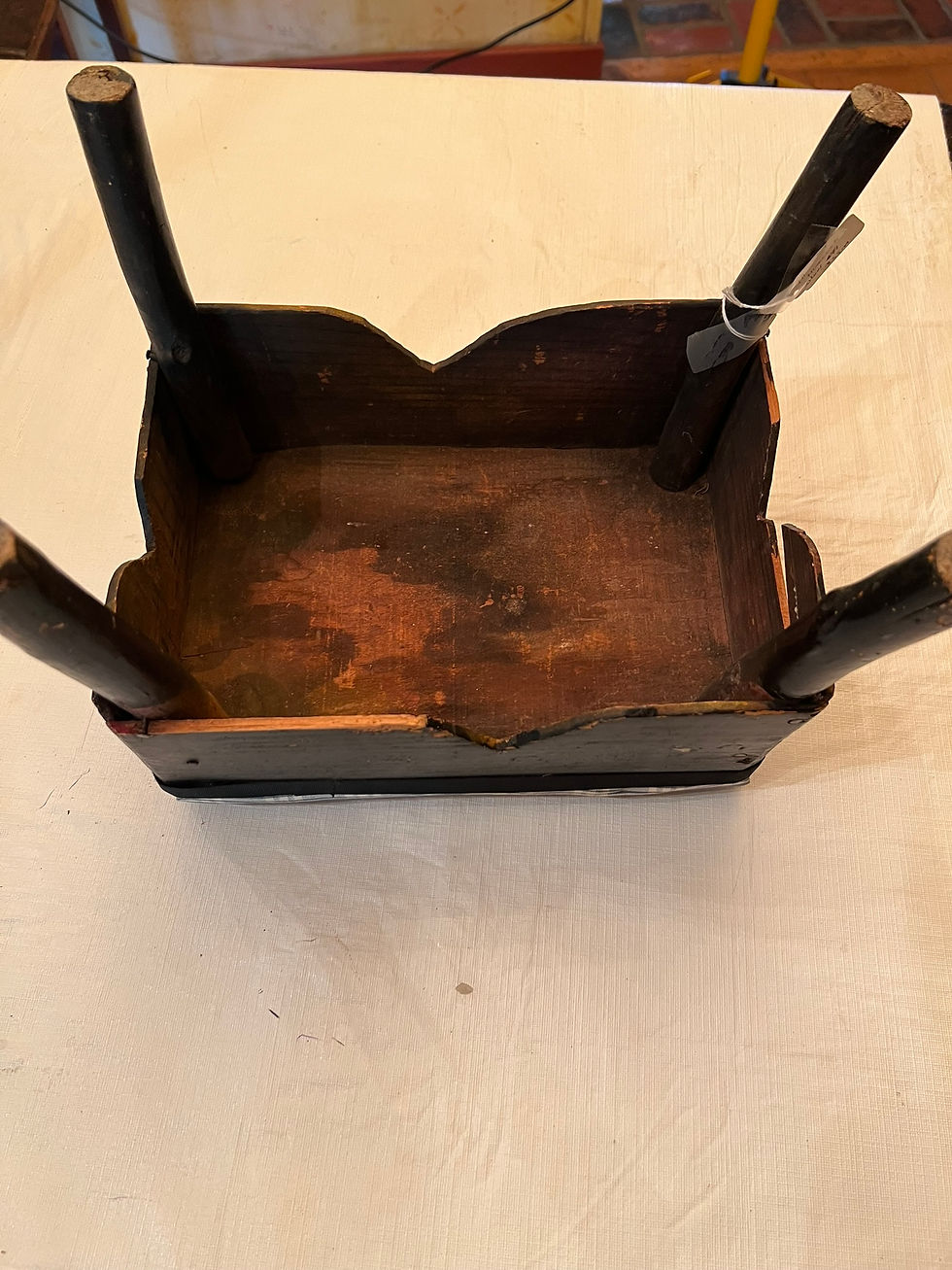 Thumbnail: #711 Homemade stool old