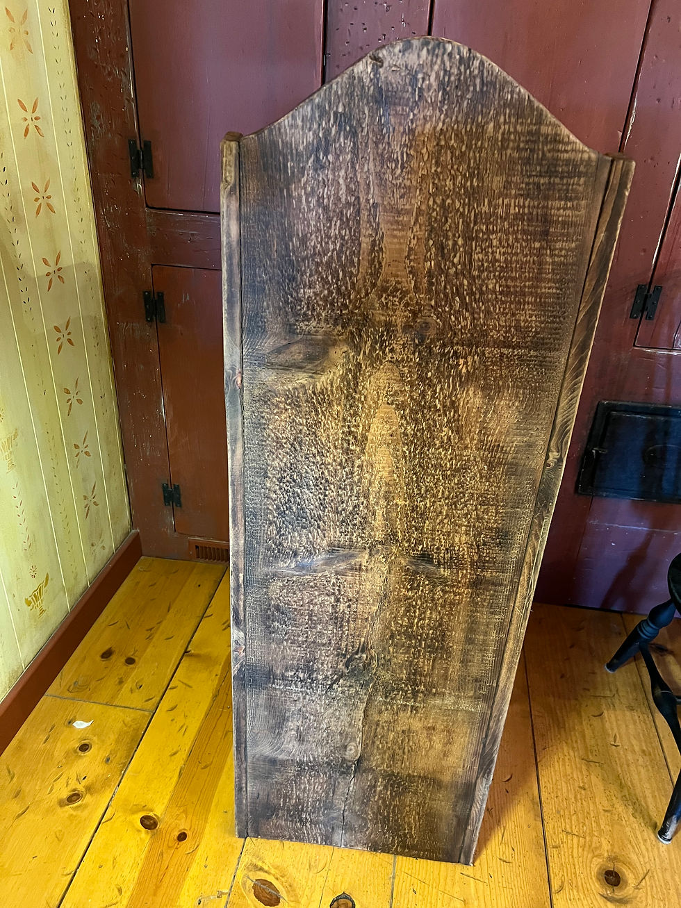 Thumbnail: #313 Chair made from old settle wood was early 1800