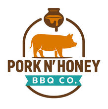 pork n honey bbq co logo