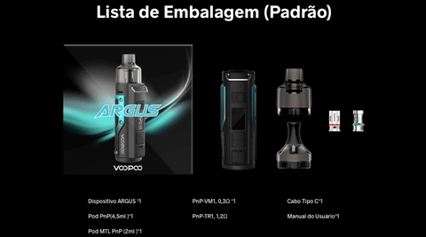 Miniatura: KIT MOD POD ARGUS 40W  – VOOPOO