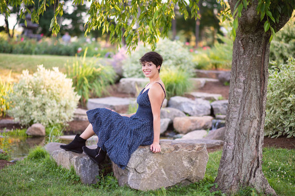 High school senior girl