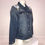 Thumbnail: Ladies Blue Denim Jacket, Ombre Beaded Fringe, Swarovski Crystals