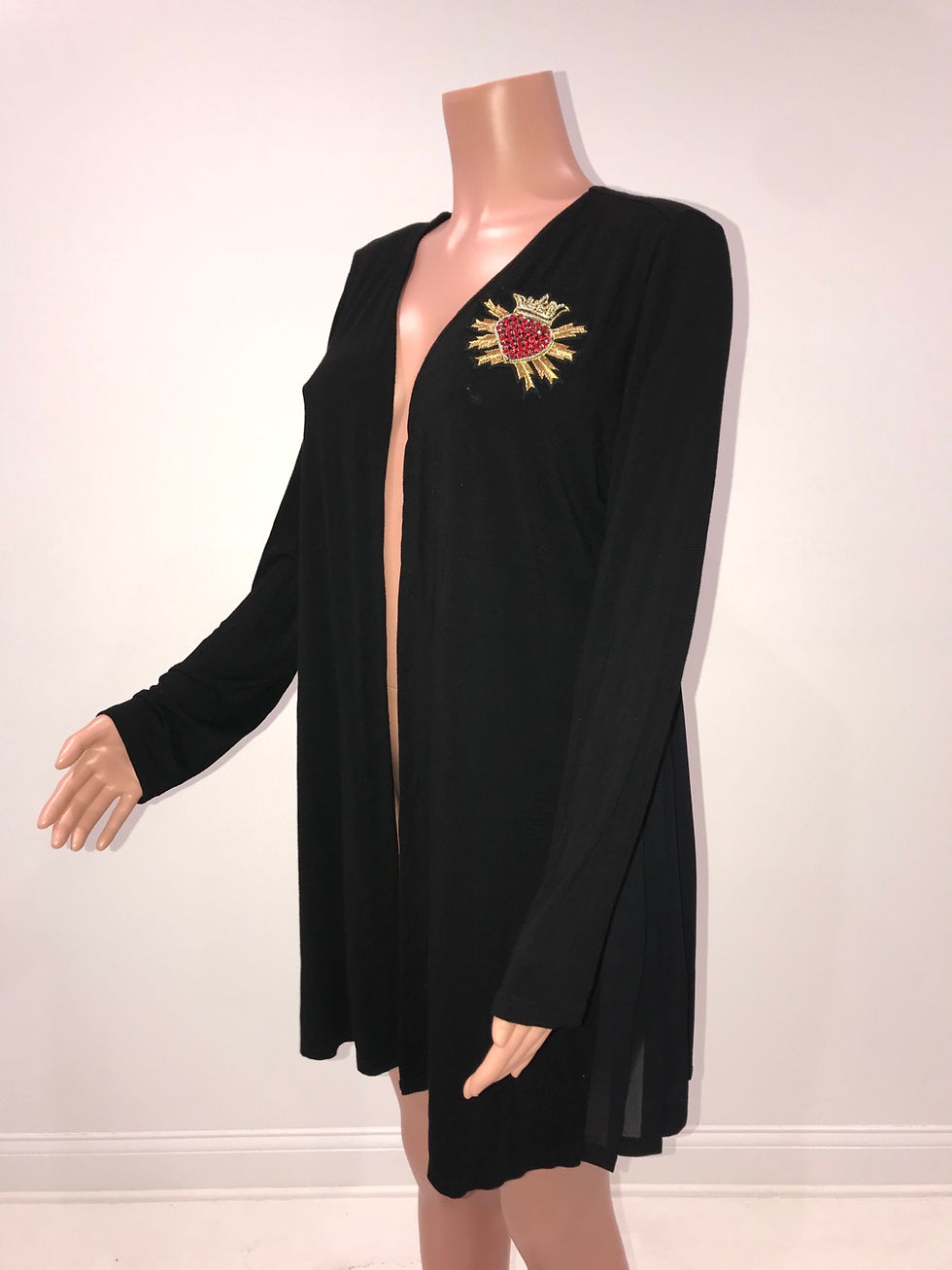 Thumbnail: D & G, L/S Cardigan, Shear Pleated