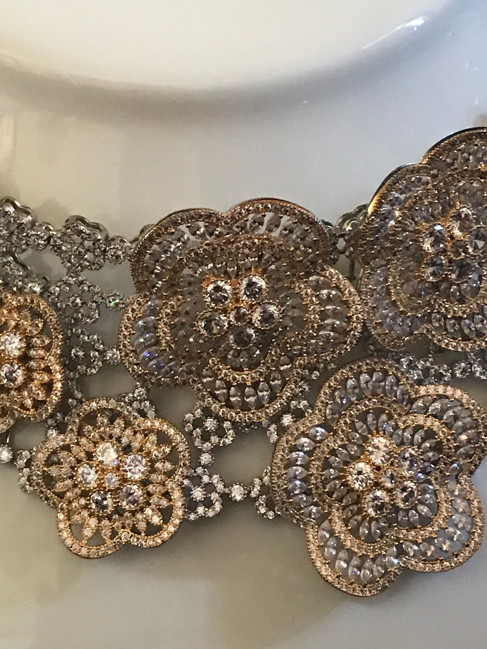 Thumbnail: Necklace & Earring Set, Flower