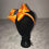 Thumbnail: MLB Detroit "D" Tigers Orange Hair Bow/Headband ~ Swarovski Crystals