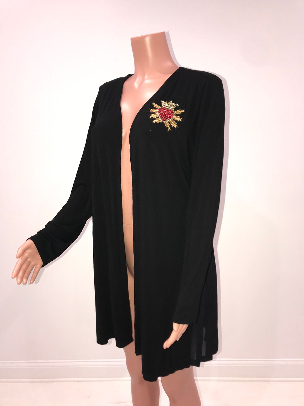 Thumbnail: D & G, L/S Cardigan, Shear Pleated