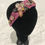 Thumbnail: Headband, Pink Sequin, Crystals, Rhinestones, Flower Pattern