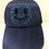 Thumbnail: HAPPY FACE, Blue Satin, Baseball Hat, Jewels/Beads