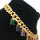 Thumbnail: Necklace, Choker, Rhinestones, Dangle, Rainbow